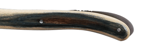 Manche ivoire de mammouth bleu couteaux pliants laguiole